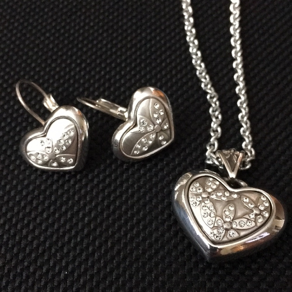 Brighton single heart jewelry set